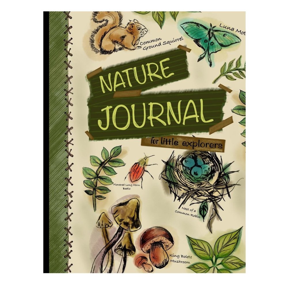 NEW Nature Journal Log Activity Book Drawing Journaling Workbook for Childrens